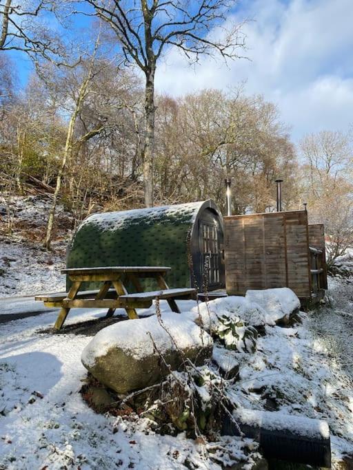 Pine Cosy Winter Cabin - Hot Tub & Log Burner Apartamento Barmouth Exterior foto